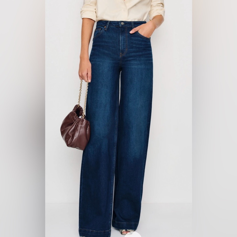 Reformation Bex Super Stretch High Rise Wide Leg Jeans